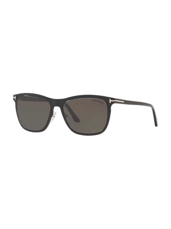 Tom Ford Alasdair Sunglasses Matte Black Metal Gray Lens TF Mens Womens - Picture 4 of 13